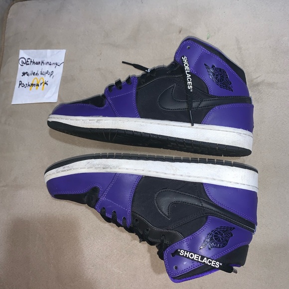 Air Jordan 1 Retro Mid Dark Concord 2014 - Picture 2 of 6